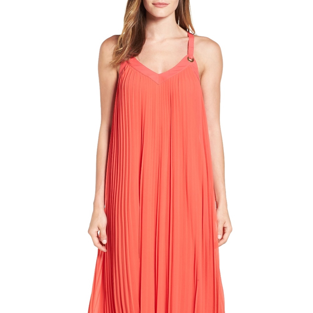 MICHAEL Michael Kors Pleated Maxi Dress Size XL